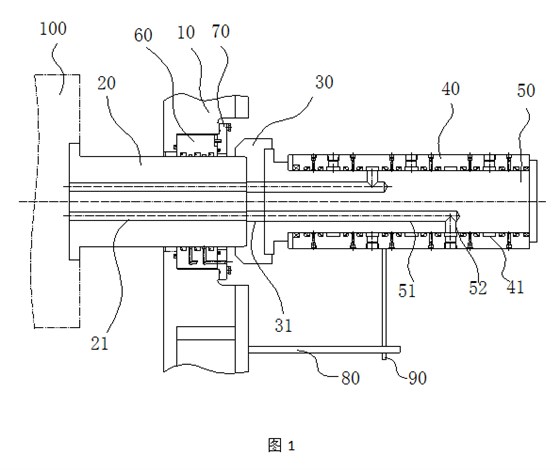 盾構(gòu)機(jī)的渣土改良介質(zhì)輸送裝置1