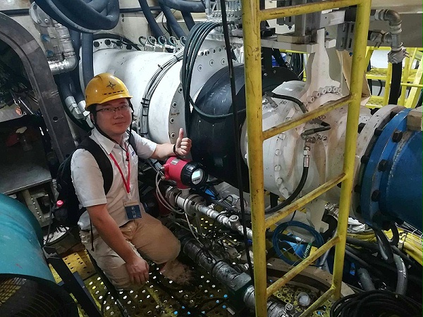 騰旋給中交天和配套的南京和燕路過江隧道15.03米泥水盾構機內回轉接頭